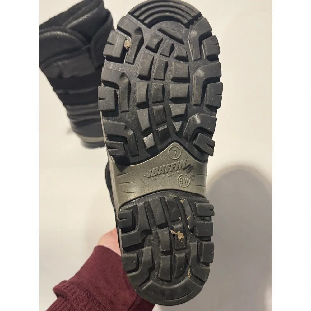Baffin Eiger Size Mens 7 Women's 9 Extreme Cold Weather Boots In Black